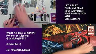 Final Fantasy TCG Gameplay - Danicha vs JellyfishGuy - Match 1