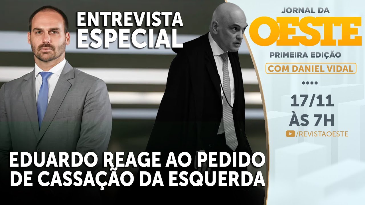 JORNAL DA OESTE - 1º EDIÇÃO 17/11/25 - ENTREVISTA EXCLUSIVA COM O DEPUTADO EDUARDO BOLSONARO
