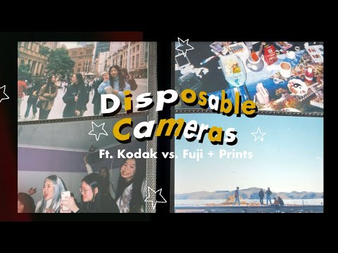 beginner's guide to: disposable cameras || kodak vs. fujifilm, prints, tips