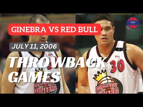 GINEBRA vs BATANG RED BULL | July 11, 2006 | FULL GAME | PBA THROWBACK