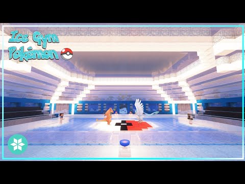 ❄️ Minecraft Tutorial: HOW TO BUILD AN ICE GYM POKÉMON