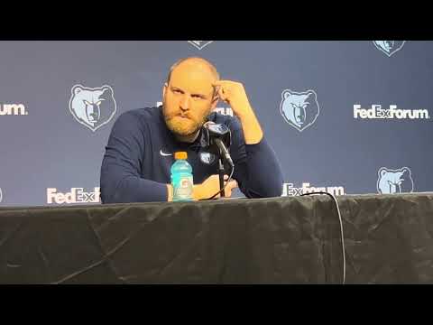 12-21-23 Memphis Grizzlies Coach Taylor Jenkins Postgame Interview