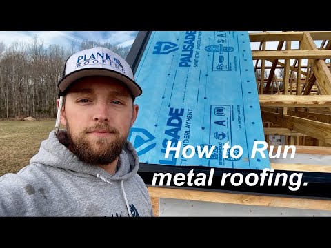 How to Install metal roofing | Straight & Square.