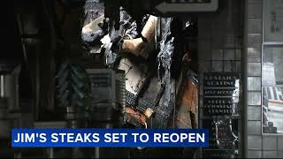 Iconic South Street cheesesteak shop set to reopen after devastating fire