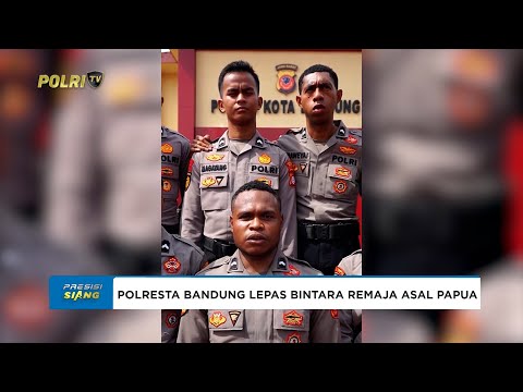 PROGRAM PELEPASAN BINTARA REMAJA ASAL PAPUA DI POLRESTA BANDUNG