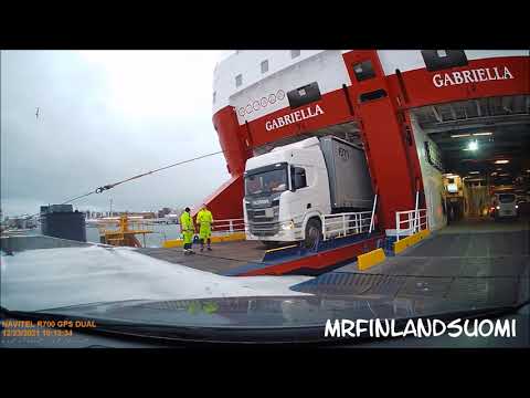 By Car To Helsinki From Åland 22 12 2021 Viking Line Gabriella