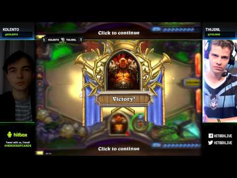 Kolento vs ThijsNL - Heroes of Cards 4 - Hearthstone