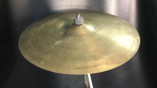 Video thumbnail for Vintage Zildjian 18" Avedis Crash/Ride Demo – Drum Digest by Drum Digest