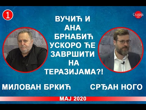 DIJALOG: Milovan Brkić i Srđan Nogo - Vučić i Brnabić uskoro će završiti na Terazijama?! (29.5.2020)