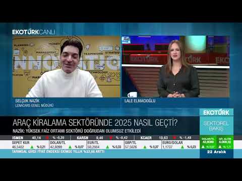 LenaCars Kurucu Genel Müdürü Selçuk Nazik Ekotürk'te