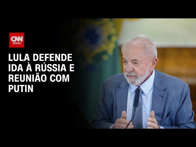 Lula defende viagem à Rússia e diz que críticas são “exploração política”