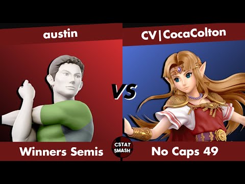 NO CAPS #49 Winners Semis- austin (Wii Fit Trainer) vs CV | CocaColton (Zelda) SSBU Tournament