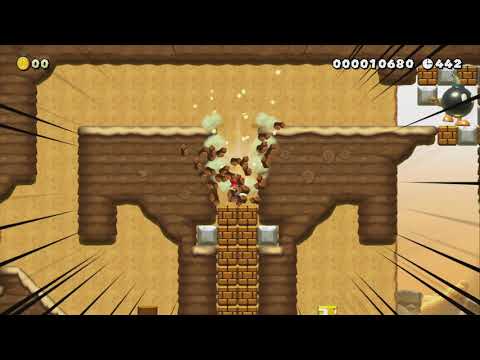 Mechanical Desert Ruins by Lord_Zedd - Super Mario Maker 2 - No Commentary 1bv