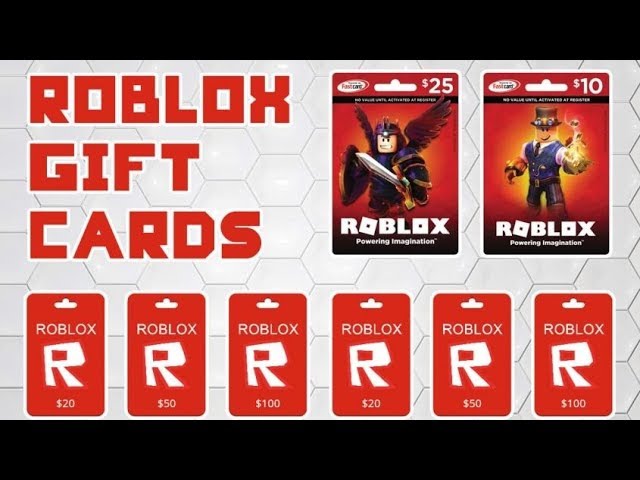 Free Roblox Robux Gift Card Codes 2020