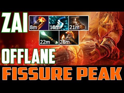 Zai Earthshaker [Offlane] | Fissure peak | Dota 2 Pro Gameplay 2017