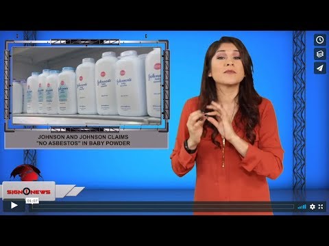 Johnson and Johnson claims "no asbestos" in baby powder (ASL - 10.31.19)