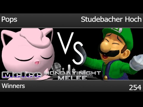 MNM 254 - Pops (Jigglypuff) vs TLOC | Studebacher Hoch (Luigi) Winners - Melee