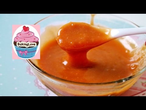 Leckere Karamellsoße I selbstgemachte Karamell-Sahne-Soße I Dessertsoße