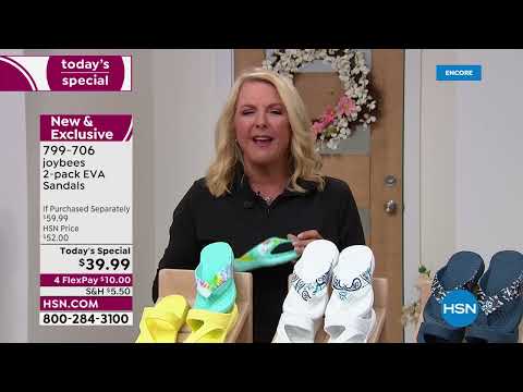 HSN | Summer Footwear Style - Joybees 06.02.2022 - 02 AM