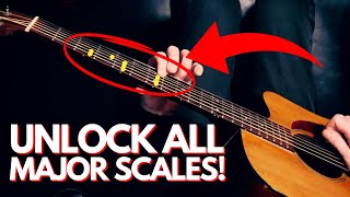 Just 1 Pattern to Unlock Every Major Scale for Guitar Practice!