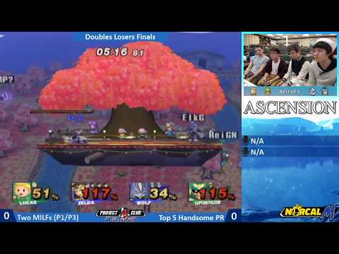 "Ascension 12/16/17" - Two MILFs (Lucas+CF) v. Top 5 Handsome PR (Zelda+Wolf) - Losers Finals