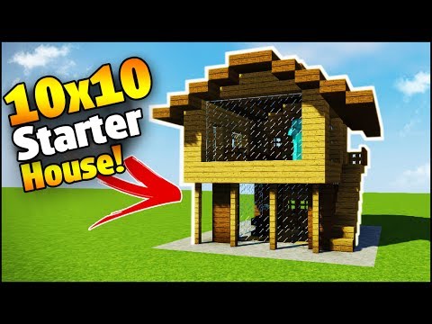 Smithers Boss - Minecraft: 10X10 Starter House Tutorial - How to Build a House in Minecraft