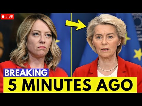 Giorgia Meloni DESTROYS Ursula von der Leyen – Her ONE Question Shattered the European Union!