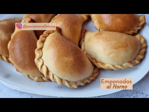 Empanadas al horno - masa y relleno (también se pueden freír)