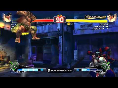SSF4 AE: Aki Yamigumo (E. Honda) VS CTYPEJP (E. Honda)