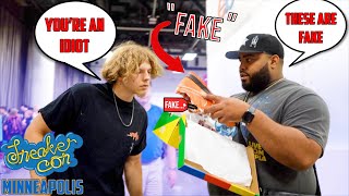 THE MOST FAKE SHOES AT A SNEAKERCON EVER *MINNEAPOLIS SNEAKERCON 14K CASHOUT