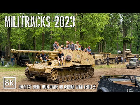 Militracks Overloon The Greatest Event Wolrdwide on German WWII Vehicles 2023 8K