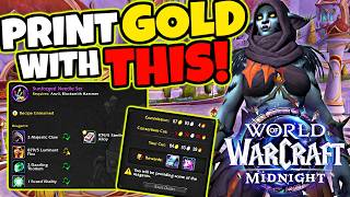 PRINT Gold in Midnight WoW With Profession Patron Crafting Orders!