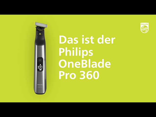 Vidéo teaser pour Philips OneBlade Pro 360 - Trimmen, Stylen & Rasieren