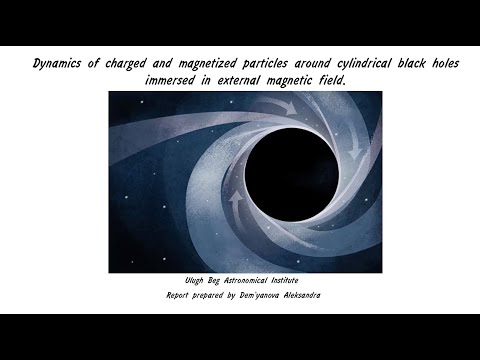 RAGtime 22 – A. Demyanova: Dynamics of particles around cylindrical BHs immersed in external MF