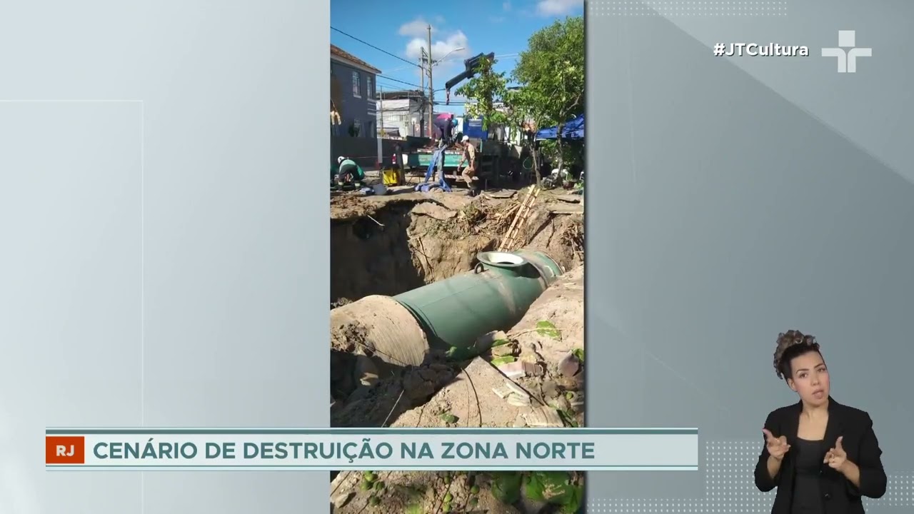 Rompimento de adutora no Rio de Janeiro deixa uma vítima fatal