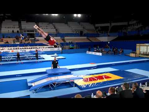 SUNDQUIST Callum (CAN) M - 2019 Trampoline Worlds, Tokyo (JPN) - Qualification Double Mini R1