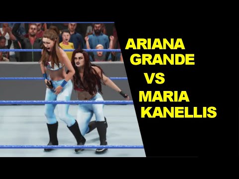 WWE 2K19 Ariana Grande vs Maria Kanellis - Blue Jeans Match