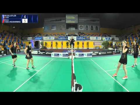 Emil Seidel/ Efler vs Tabeling/ Barning (XD, SF) - Orleans Intl. 2016