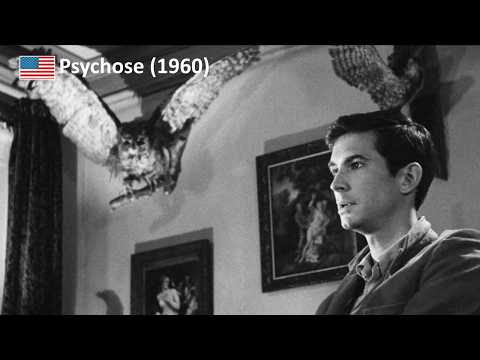Psychose (Alfred Hitchcock, 1960).  Résumé en images raconté par Jalyne