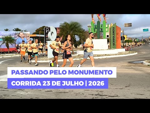TODOS OS ATLETAS PASSANDO PELO MONUMENTO DE SERROLÂNDIA | Corrida 23 de Julho 2026 - Marcos Registra