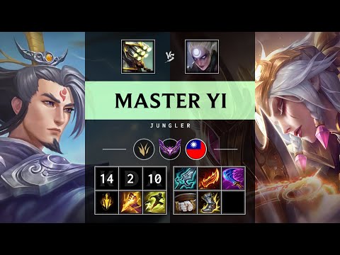 Master Yi Jungle vs Diana - TW Master Patch 25.09