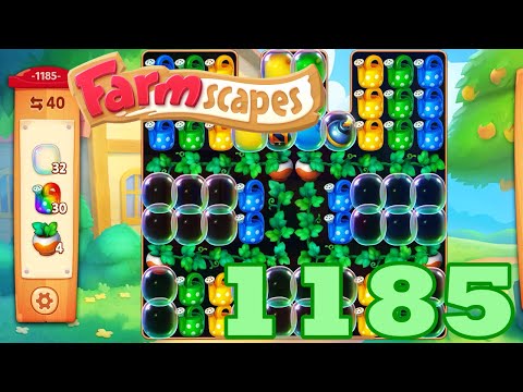 Farmscapes Level 1185 HD Gameplay Walkthrough | 3 - match game | android | ios | pc | GameGo Game