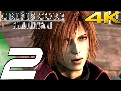 Crisis Core: Final Fantasy VII - Gameplay Walkthrough Part 2 - Betrayal & Bahamut Boss [4K 60FPS]