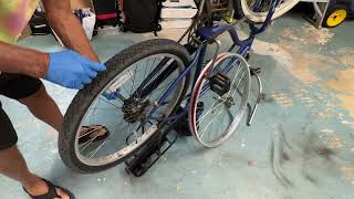 How to remove the back Wheel from Beach Cruiser