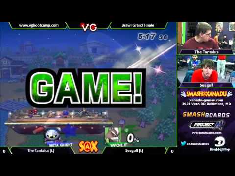 S@X Weekly - Seagull (Diddy Kong ZSS Wolf) Vs. Tantalus (ROB Meta Knight) SSBB Grand Finals