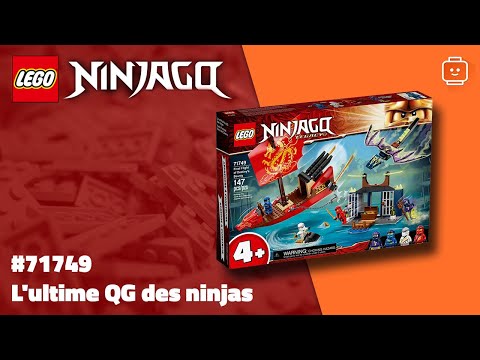 Vidéo LEGO Ninjago 71749 : L'ultime QG des ninjas