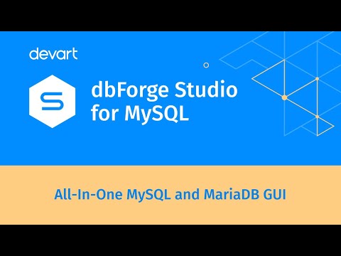 Phần mềm dbForge Studio for MySQL