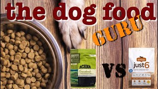 Rachael Ray Just 6  vs  Acana dog food mashup