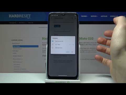 How to Activate and Set Up the Do Not Disturb Mode on the MOTOROLA Moto G10