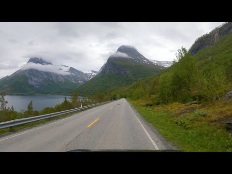 Driving in Norway - Ureddplassen To Nygårdsjøen - Helgelandskysten - 4K60